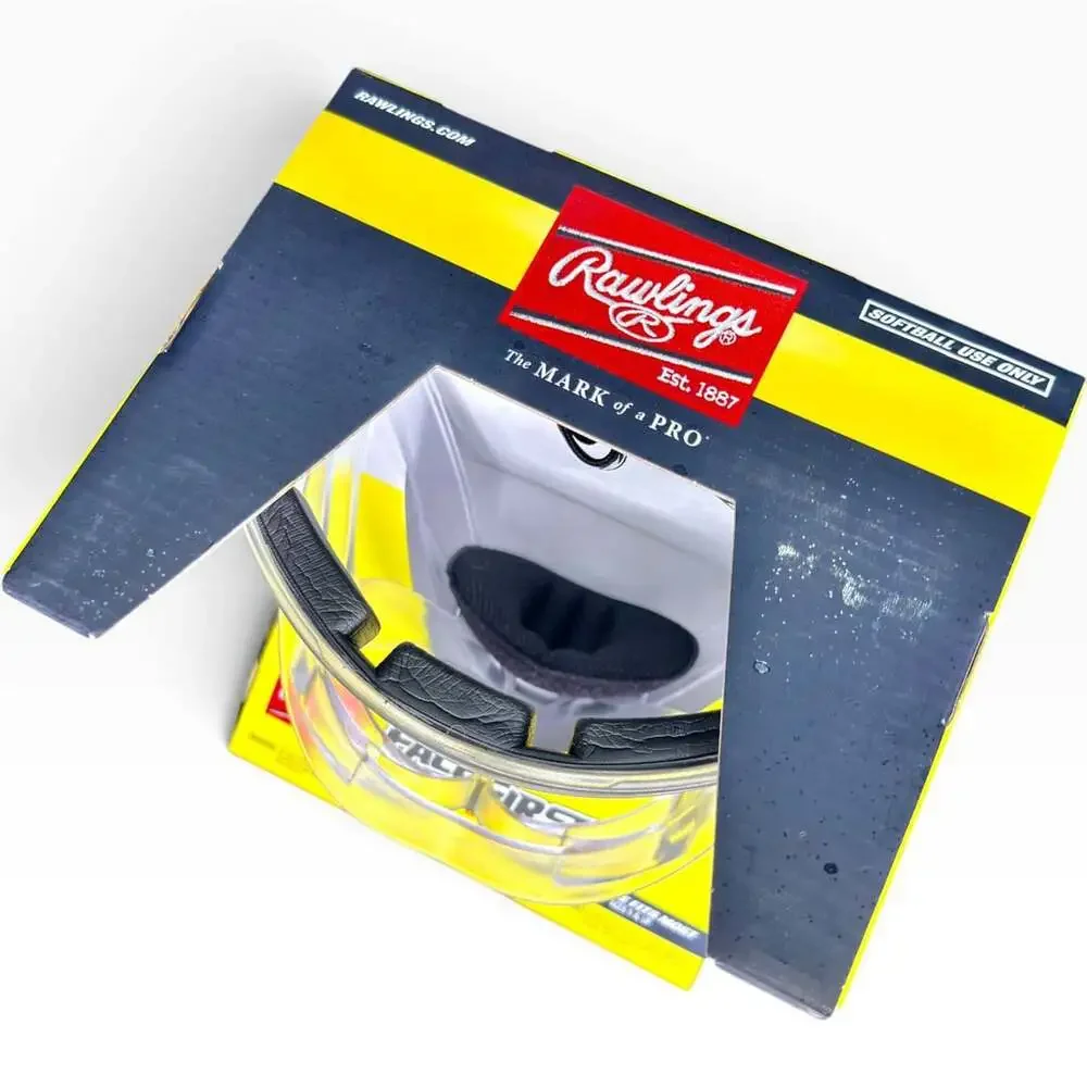 Rawlings Face First Softball Fielding Mask Clear One Size Ages 9+ New Box